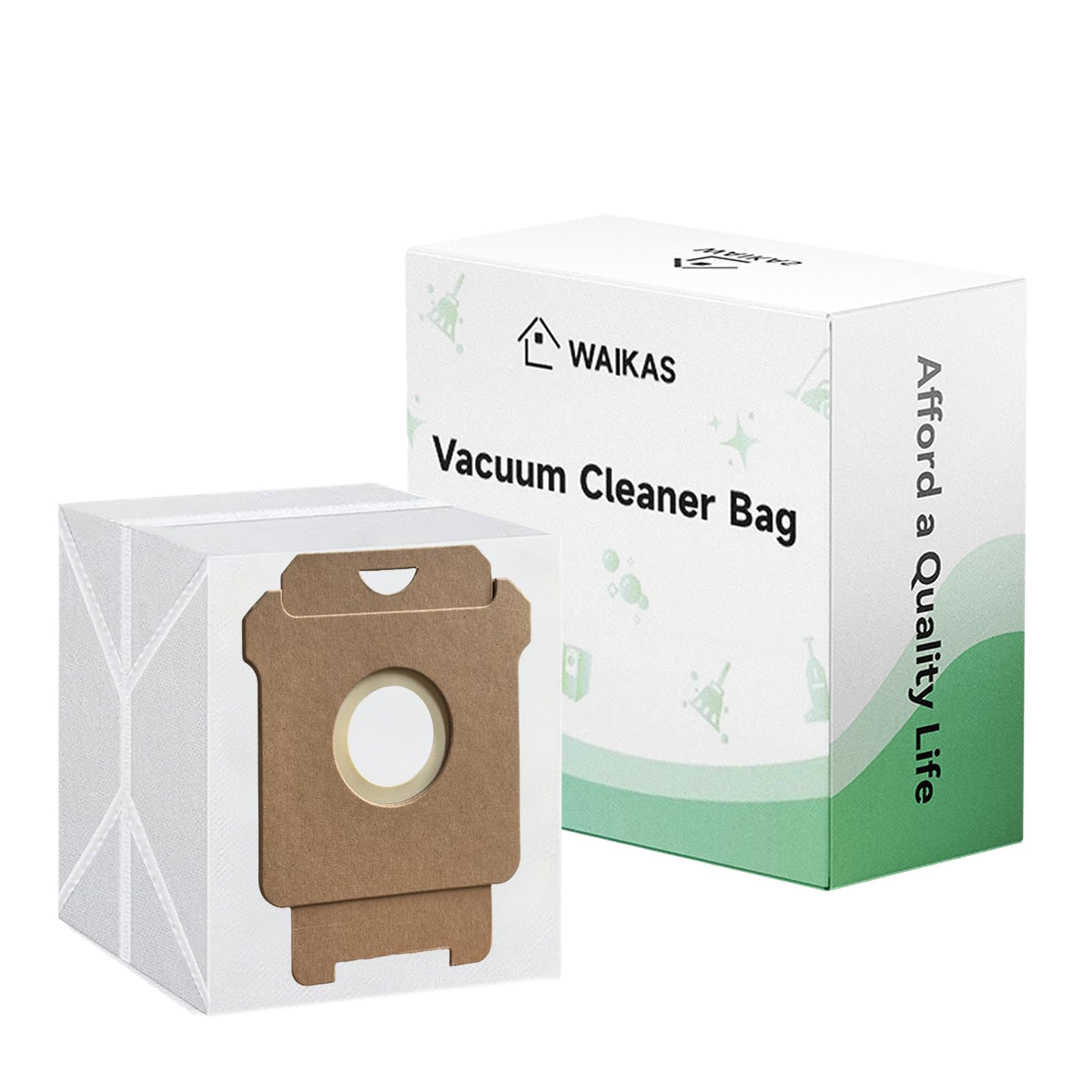 WAIKAS Dust Bags for iRobot Roomba Robot Vacuum (i/s/j &amp; 100-700), 18-Pack
