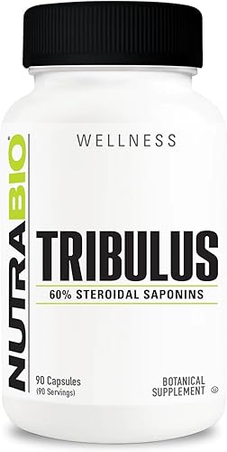 NutraBio Suplemento de extracto de Tribulus Terrestris, 500 mg - Tribulus Terrestris para hombres y mujeres - Refuerzo de vitalidad natural, 90