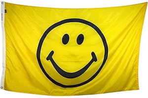 12x18" Classic Smiley Face Boat Flag