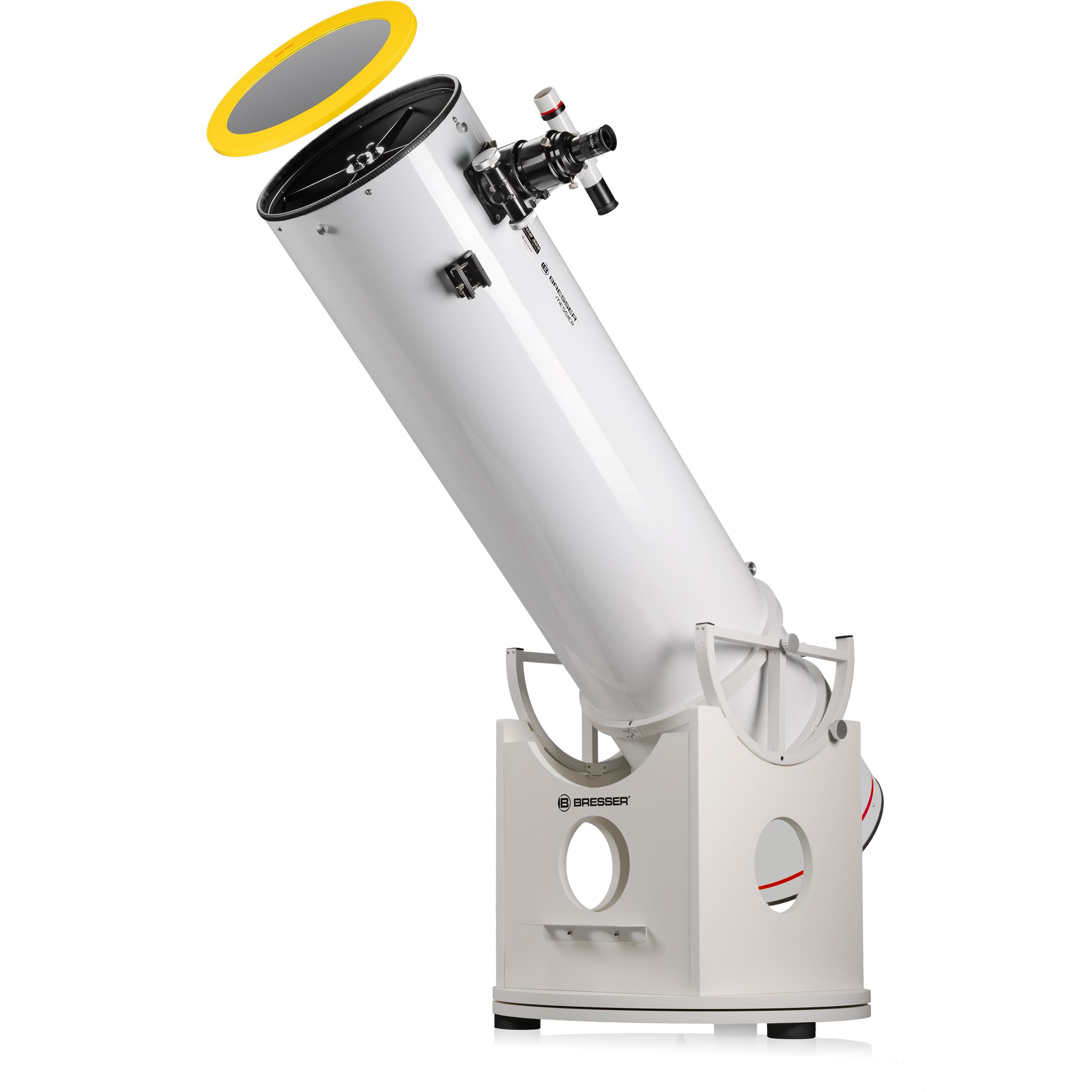 BRESSER Messier Teleskop Dobson 305 mm: Lustro paraboliczne 305 mm, lekka rurka GFK, ostrość 6.9 cm, do obserwacji nocnej i słonecznej