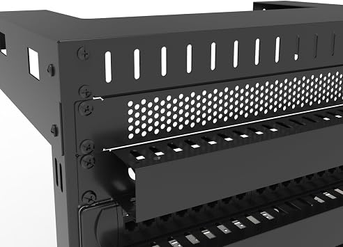 5 Pack 1U Venting Blank Panel - Steel Blank Rack Mount Panel