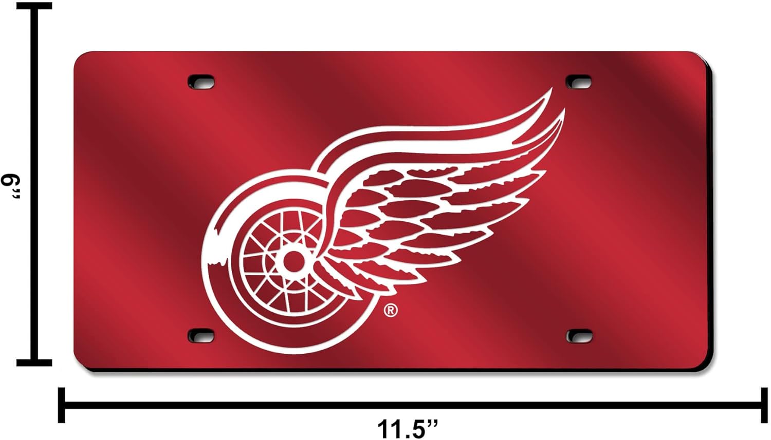 NHL Anaheim Ducks Laser Inlaid Metal License Plate Tag