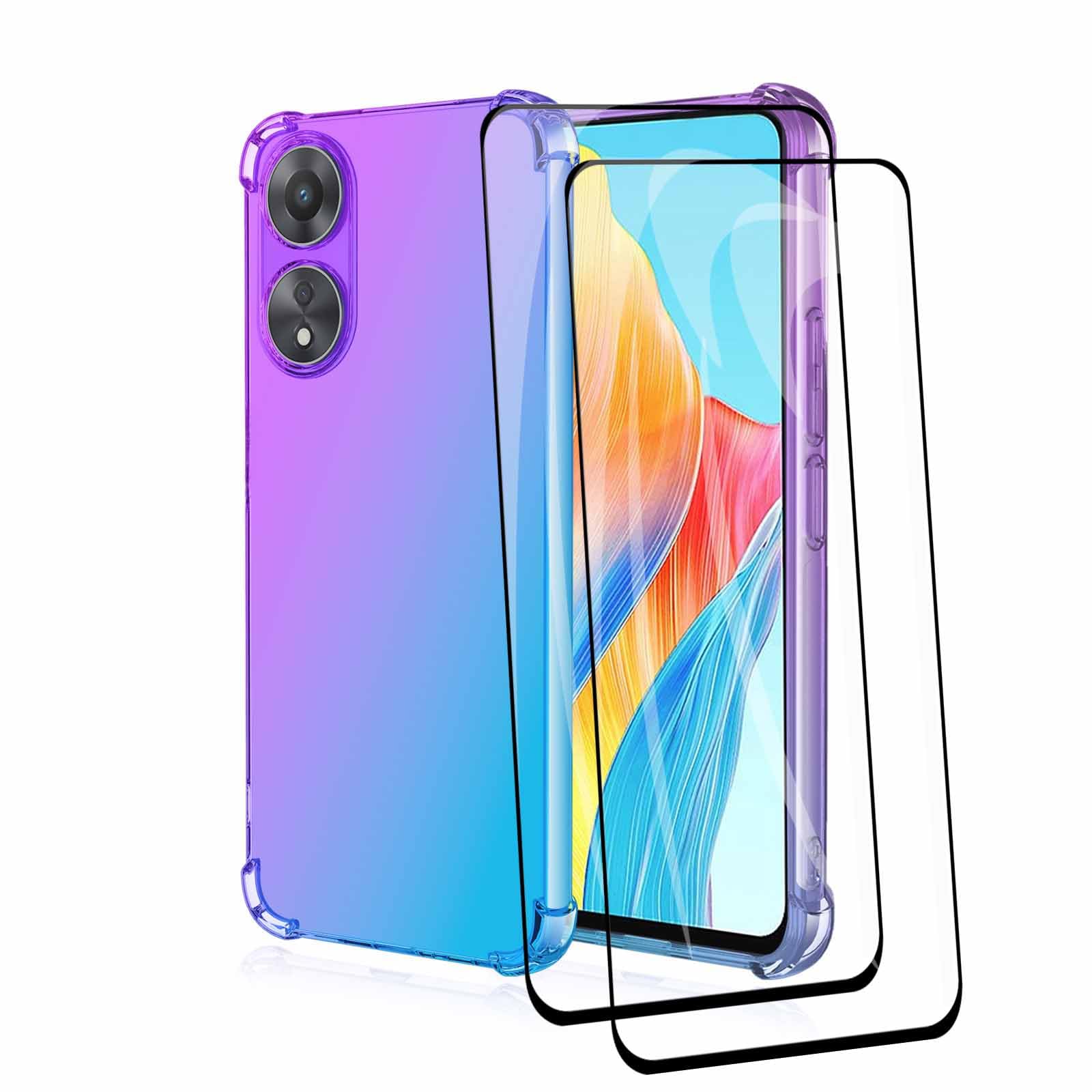 WOBURN Soft TPU Cover for OPPO A78 5G Case, Slim Fashion Non-Slip