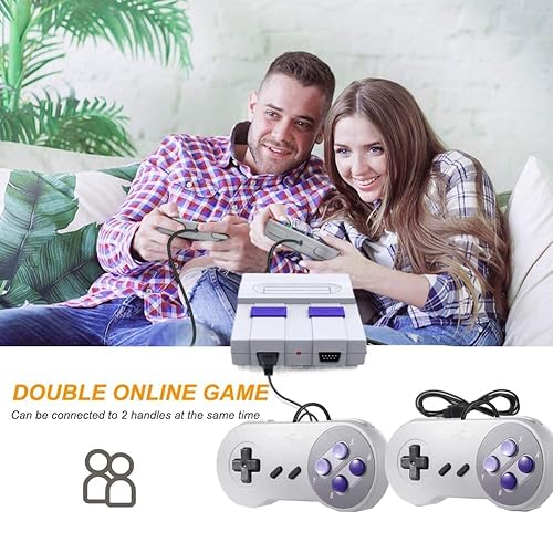 Miniatura 6 de NES Classic Edition ConsoleSuper Retro Game Console Classic Mini HDMI System with Built in 821 Old School Video Games, Plug and PlaySN-02 Super