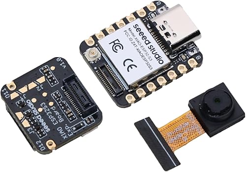 Miniatura 9 de Seeed Studio XIAO ESP32 S3 Sense - Wi-Fi de 2.4 GHz, BLE 5.0, sensor de cámara OV2640, micrófono digital, PSRAM de 8 MB, flash de 8 MB, carga de