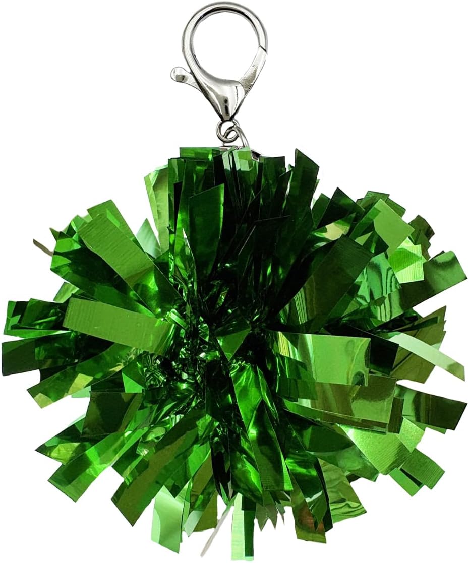 Unpafcxddyig 5PCS Cheerleading Keyring Charm Bulk Cheer Pom Pom Keychain image 2