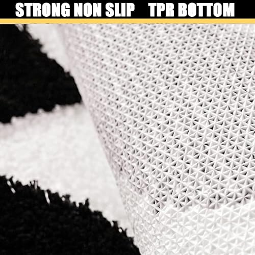 Miniatura 6 de Alfombras de baño pequeñas ultra suaves, absorbentes de agua, antideslizantes, con bonitos corazones, de lujo, lavables, para cocina, puerta,