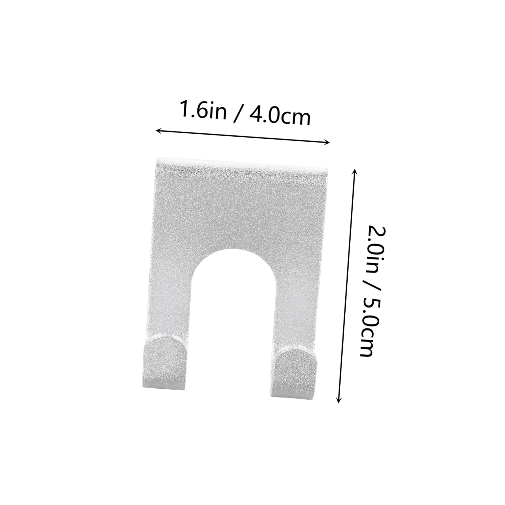 HOMSFOU 24piezas Ganchos De Pared Doble Gancho Sin Perforación Soporte Para Ropa y Accesorios Para Baño Cocina y Dormitorio
