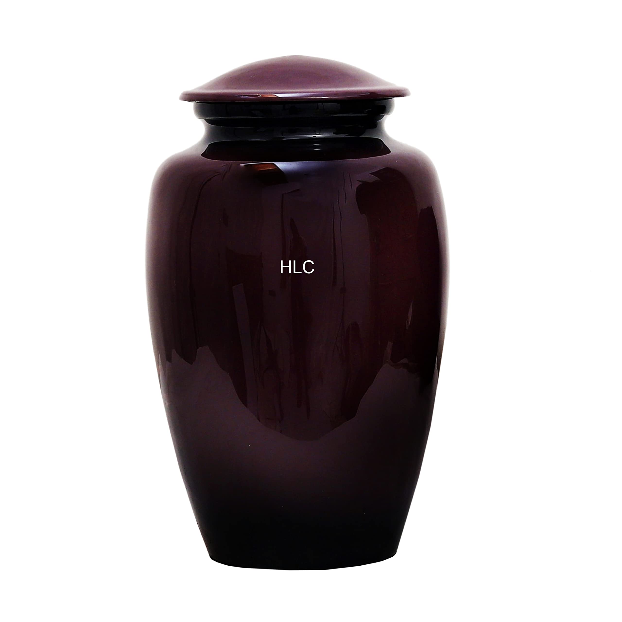 HLC Urne funéraire Papillon Violet pour Cendres humaines – Urne funéraire pour Adulte fabriquée à la Main – Urne funéraire abordable pour Cendres (Adulte 90,7 kg) – 26,7 x 15,2 cm