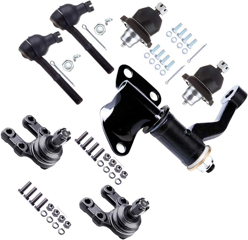 SCITOO 7-PC SET Front Suspension Kit - Fit For Nissan D21 4WD For Nissan Pickup 4WD For Nissan Pathfinder Idler Arm Inner Tie Rod End Lower & Upper Ball Joint
