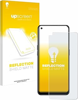 upscreen Anti-Glare Screen Protector compatible with Oppo Reno 8 Lite â€“ Protection Film Matte