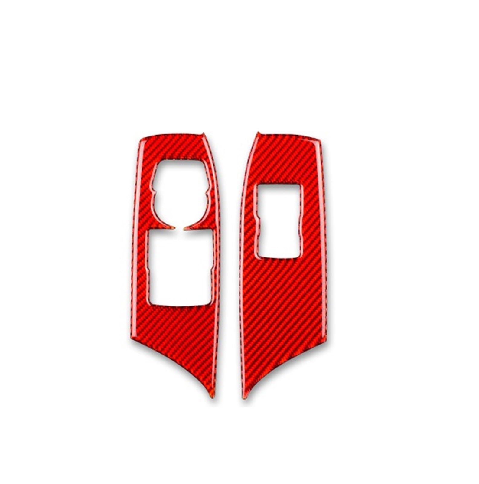 Car Trim Interior for Chevrolet for Camaro 2016-2019 Accessories Car Window Lift Switch Button Panel Cover Sticker Interior Mouldings(Red for LHD)