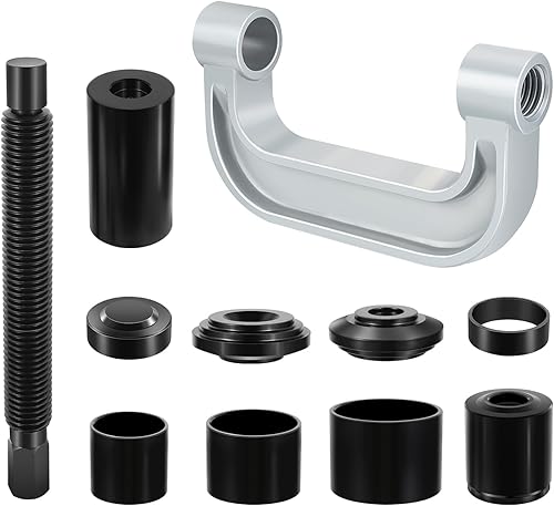 Miniatura 2 de ADN Motoring - Juego de herramientas de extracción de prensainstalación de rótula de 10 piezas con adaptadores para la mayoría de camiones ligeros