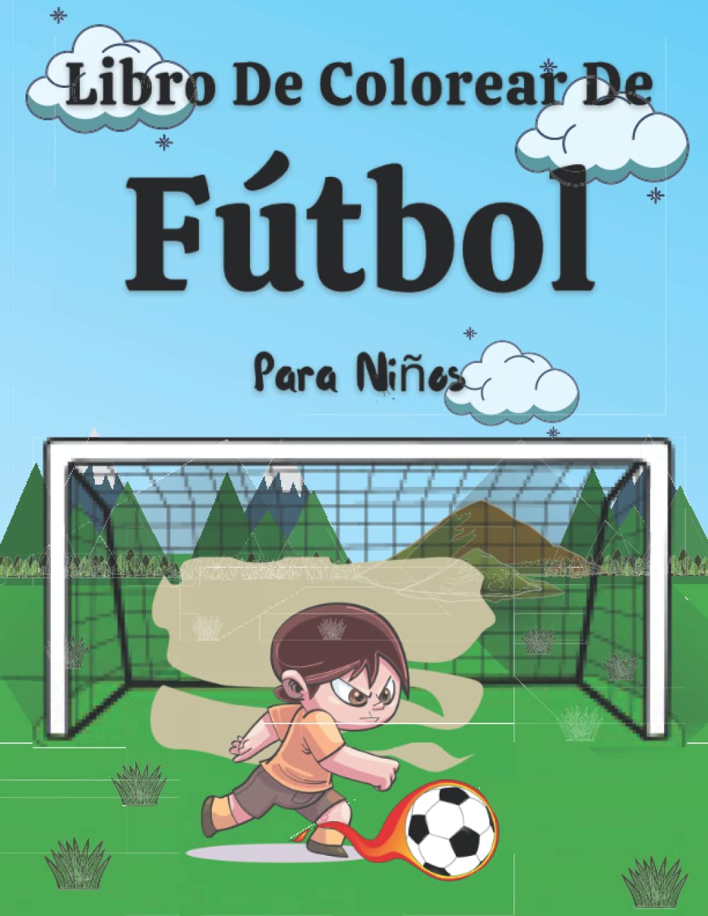 Libro De Colorear De Futbol Para Ninos Un Divertido Libro | Desertcart