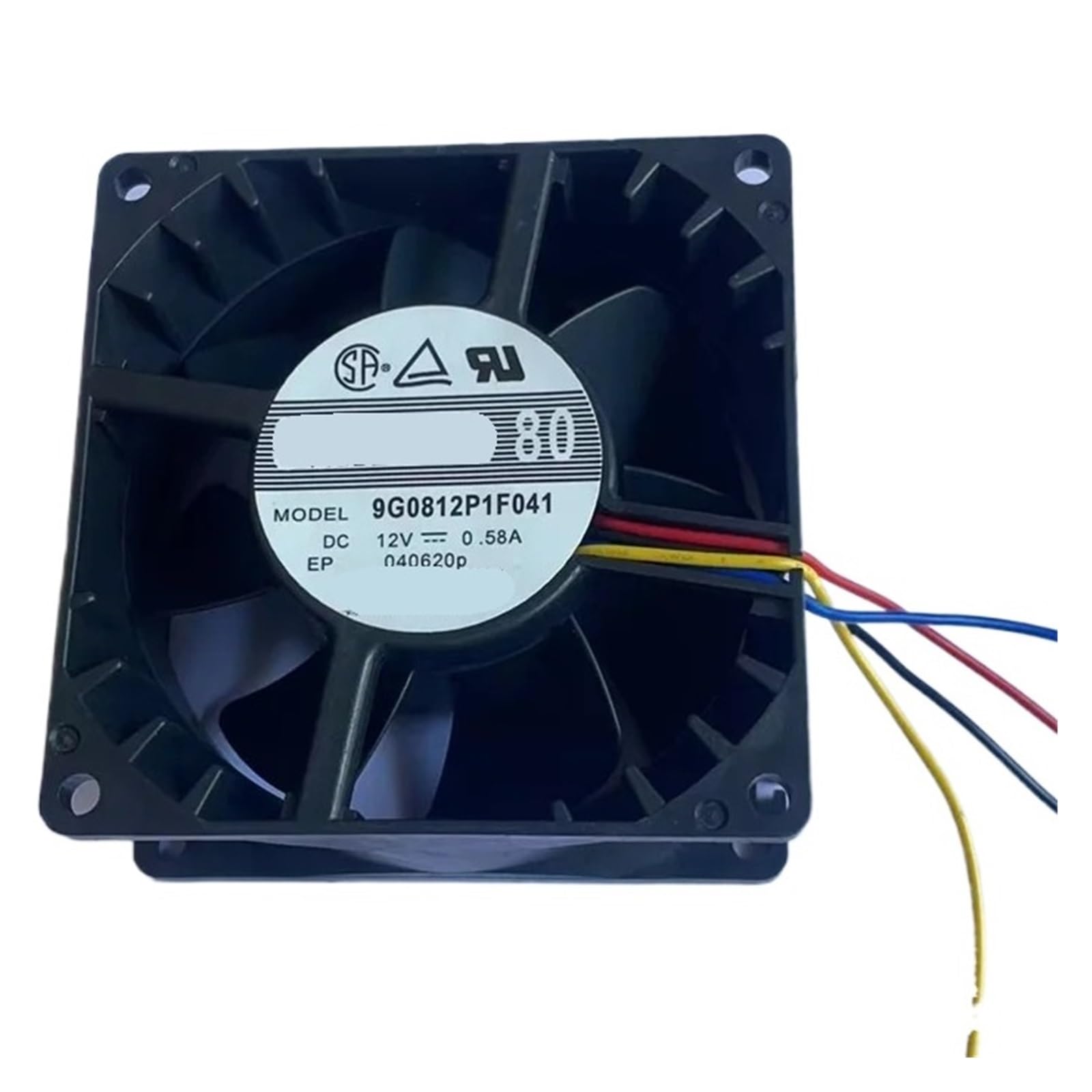 YMUGUEGH 9G0812P1F041 8038 12V 0.58A 8CM 4-pin fan