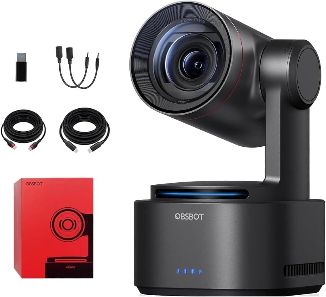 Amazon.com: OBSBOT Tail 2 4K PTZ Camera 3-Axis 5X Optical Zoom NDI