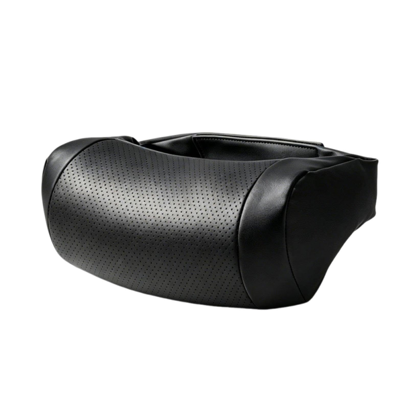 PEXORVA Nappa Leather Headrest Pillow Breathable Car Headrest Gentle Padding and Comfortable Neck Support for Long-Distance Drivers, Road Trips Black Single|Travel| Travel Accessories| Travel Pil-image-33