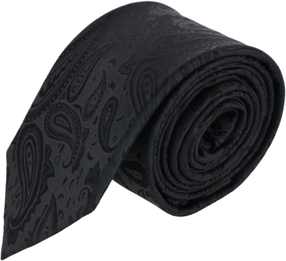 Trafalgar Men's Banbury Tone on Tone Paisley Silk Necktie