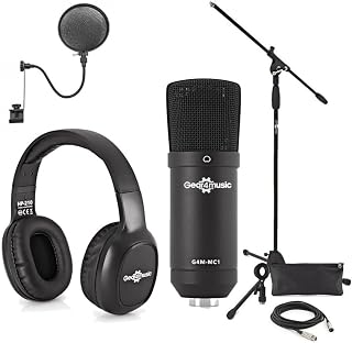 Condenser Microphone Bundle XLR – Studio Mic Kit for Vocals