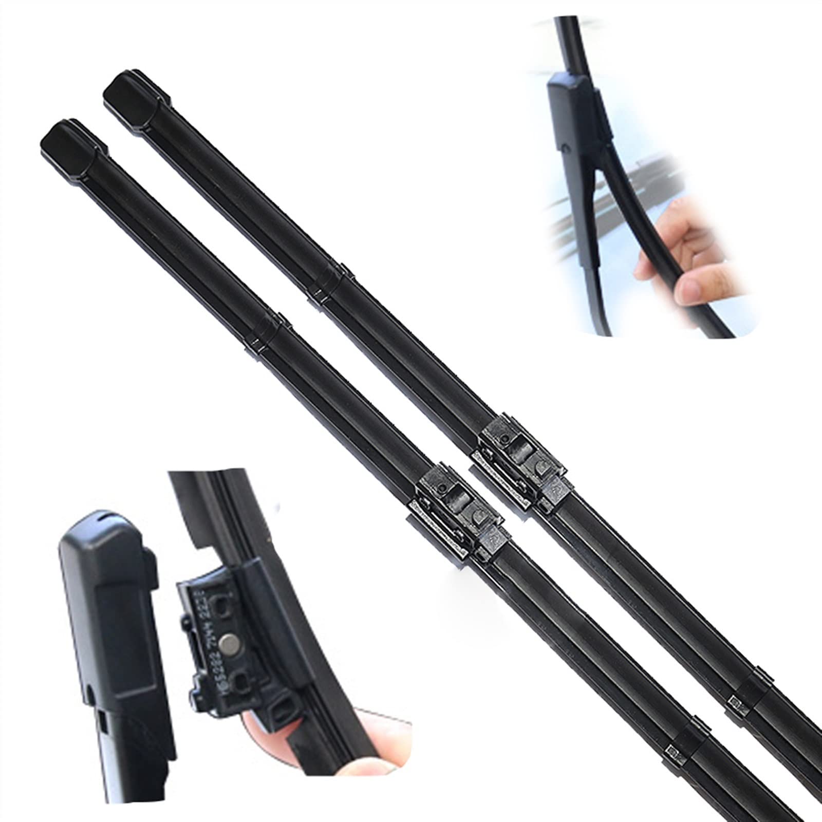 Lame d'essuie-glace aérodynamique pour pare-brise Benz Classe C W205 15-19