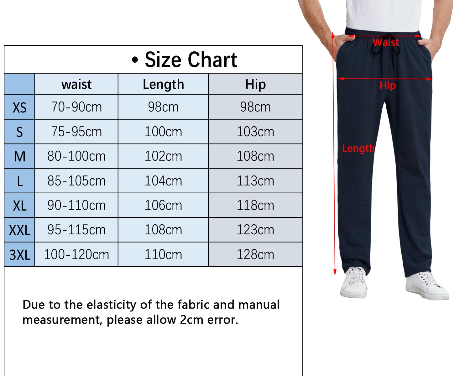 FGFD&OU Pantalones de Deporte Hombre Algodón Pantalon Largos Chándal Jogger Pantalones Deportivos Running Gimnasio Fitness Entrenamiento Yoga para Hombre Slim Fit Bolsillo