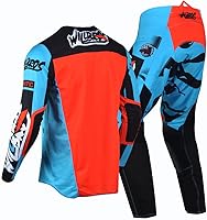 Vista 4 de Conjunto de pantalones de motocross para hombre, motocross, motocross, motocross, ropa de carreras para mujeres y adultos