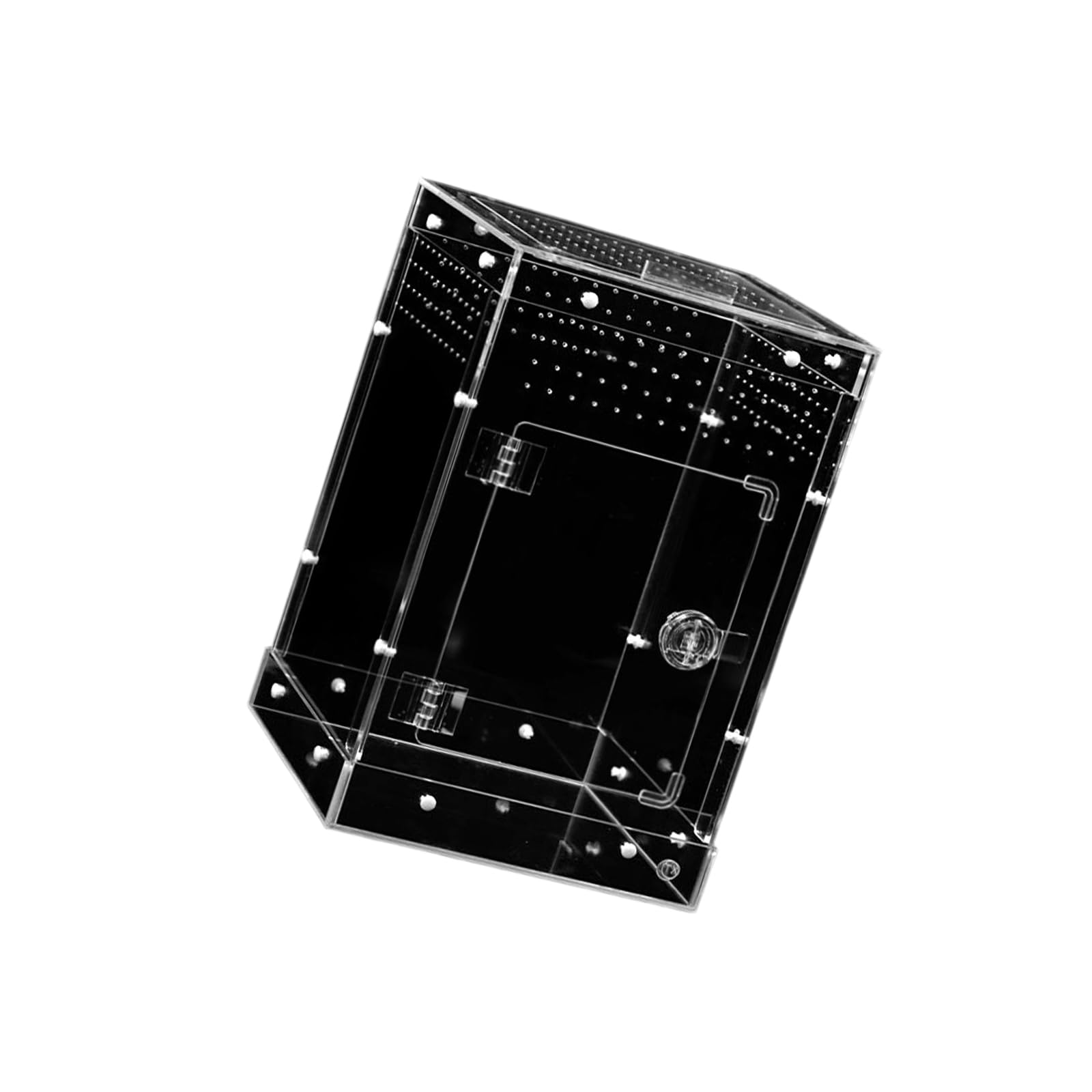 Caja de observación Terrario para Mascotas de Reptiles para albergar Ranas o Serpientes con Sistemas de ventilación Decoraciones para hogar Tanques de observación de Mascotas ventilados