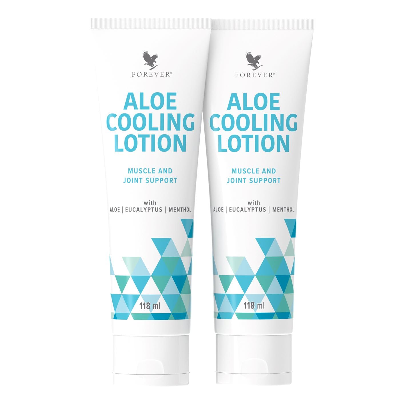 Aloe Cooling Lotion, Loción Refrescante de Aloe con Mentol y Eucalipto - Calma los Músculos, Alivia la Tensión, Perfecto Alivio Post-Entrenamiento (1 x 118ml)