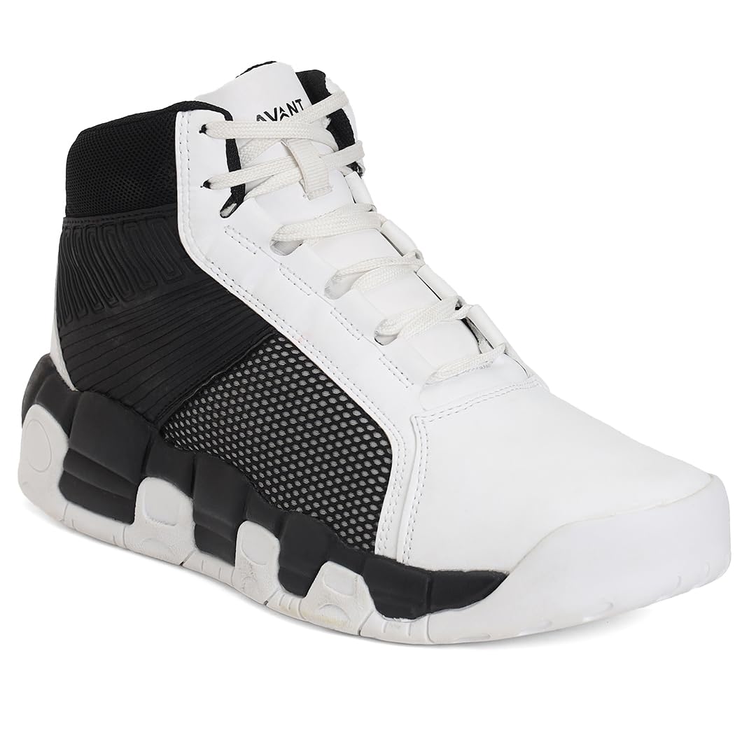 AVANT Mens Dallas Sneaker Shoes- Soft Cushioned Insole, Slip-Resistant, Dynamic Feet Support, Arch Support & Shock Absorption, Trendy, Casual Footwear (AVMSH133CL01UK8_White_UK8) (B0D8JJQN94) Amazon Price History, Amazon Price Tracker