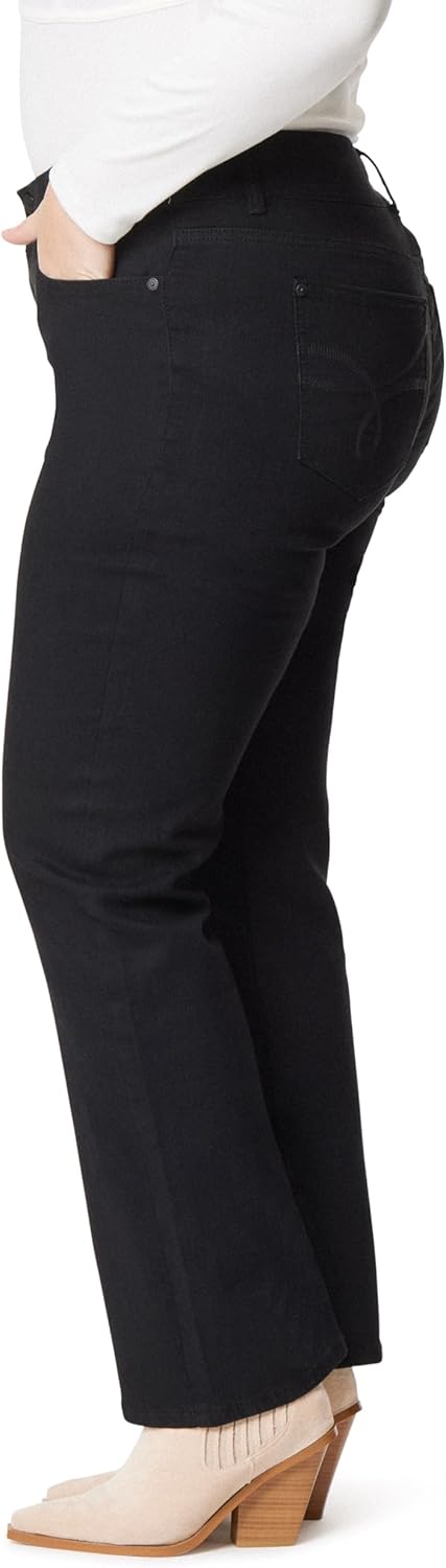 WallFlower Luscious Curvy Bootcut Jeans for Women, Mid-Rise Insta Stretch Denim, Size-Inclusive Juniors Jeans, Sizes 0 to 24 - Image 2