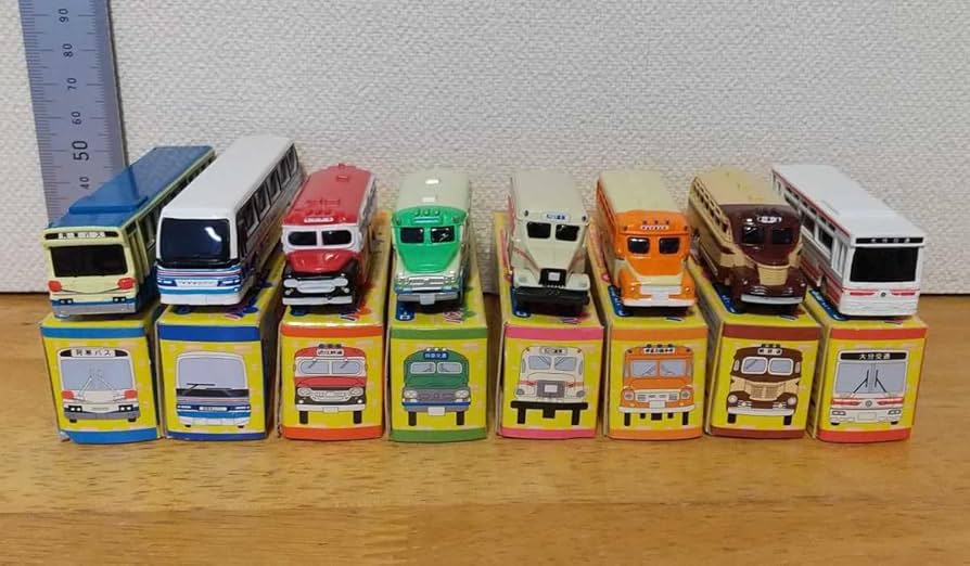 ローソン限定　全国観光地めぐり　バスコレクション　ミニカー　ミニバス　レトロ Amazon.co.jp: 全国観光地めぐり バス コレクション 全8種