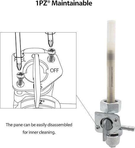 Miniatura 4 de 1PZ HX3-P02 Interruptor de válvula de combustible para Honda TRX 300 TRX300FW Fourtrax 1988 1989 1990 1991 1992 1993 1994 1995 1996 1997 1998 1999