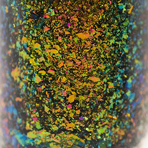 Image of ILNP Brilliance - Pale Gold, Pinkish Bronze, Light Green Ultra Chrome Color Shifting Flakie Nail Polish