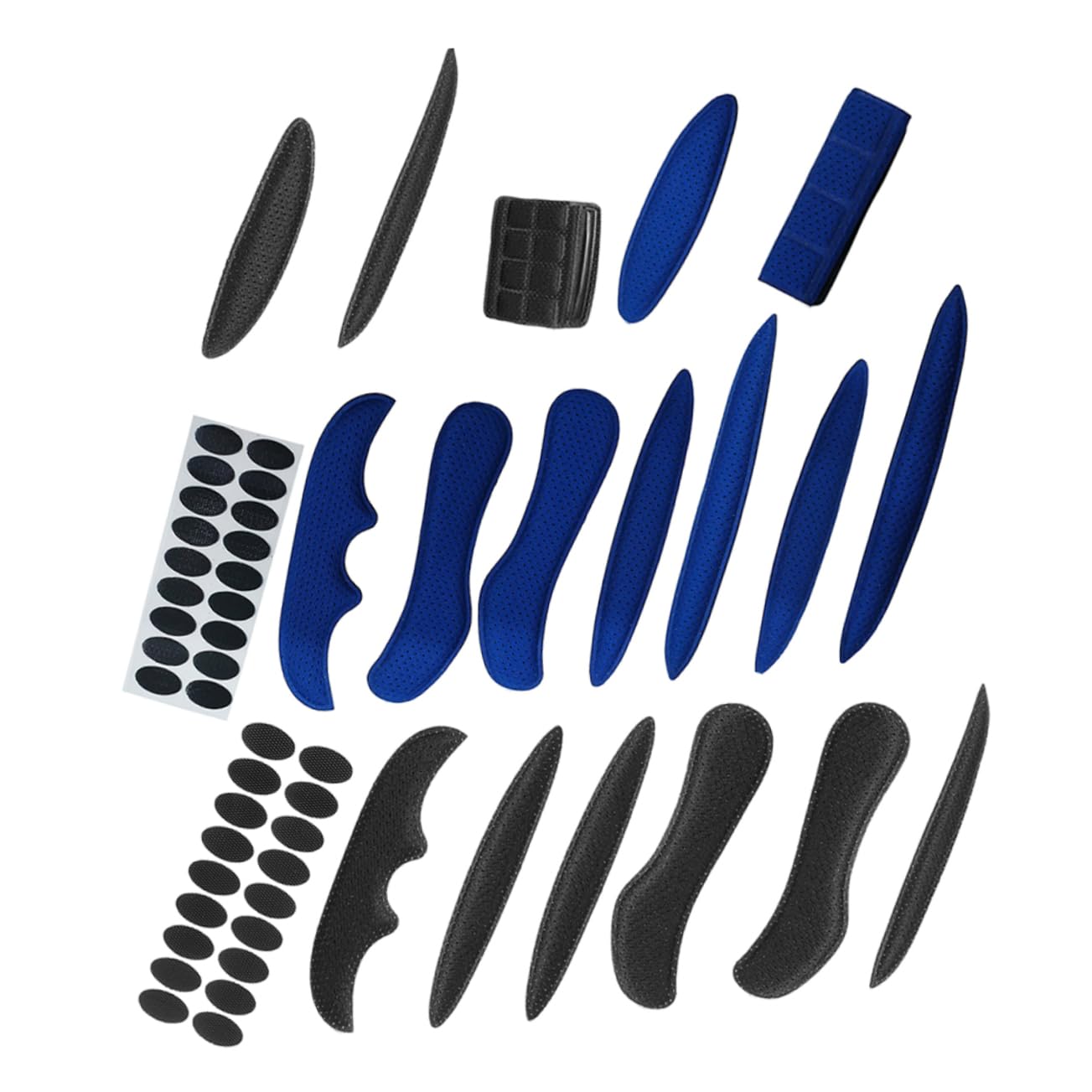 KICHOUSE 2 Sets Helmet Liner Pad: Wicking and Breathable Helmet Insert Biking Motorcycling and Outdoor Sports