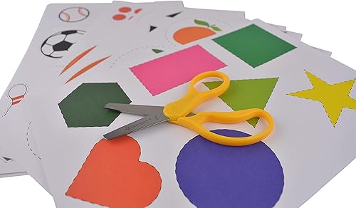 Miniatura 5 de Westcott Kit de aprendizaje a cortar para niños, regreso a clases, suministros para el aula (17977)