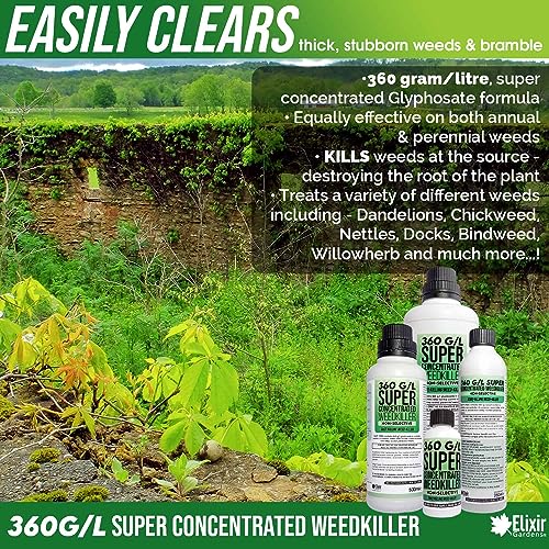 image for Elixir Gardens 360 g/l Glyphosate Commercial Industrial Strength Weed 