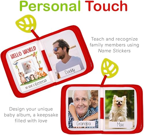 Miniatura 3 de Urban Kiddy Baby's My First Family Album  Juego de regalo de libro de tela suave para recién nacidos y niños (bosque)