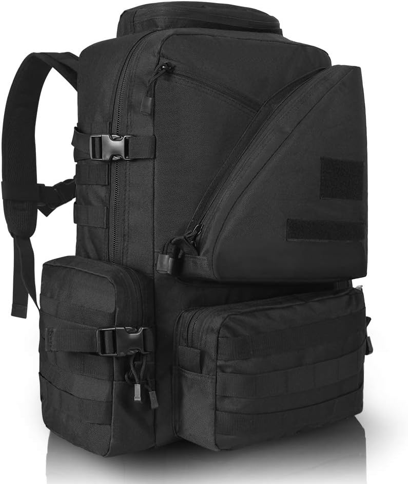 Lightweight Packable Travel Hiking Backpack Daypack,35L/40L Foldable Waterproof Camping Backpack,Ultralight Trekking Rucksack for Men Women Outdoor Mountaineering Sport (Tactical Backpack 45L)