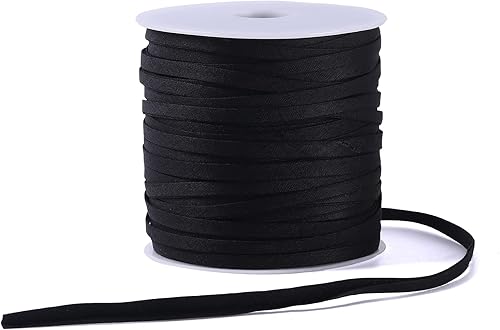 Miniatura 34 de Cinta al bies de doble pliegue de 1/4 de pulgada, cinta de encuadernación al bies de doble pliegue de 55 yardas por rollo para manualidades, Azul