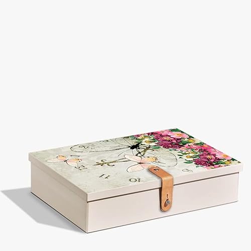 Miniatura 3 de CrafTreat Papel de decoupage floral para muebles - Flores decorativas 2 - Tamaño: A4 (8.3 x 11.7 pulgadas) 8 piezas