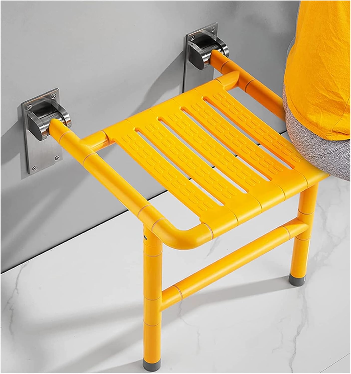 folding shower stool,Fold Down Shower Seat Wall Mounted, Folding Shower
