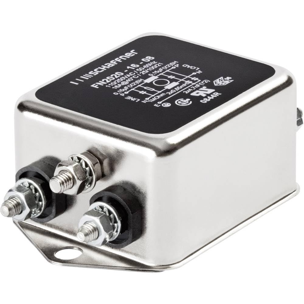 Schaffner Fn 2020-20-06 Fn 2020-20-06 Filtro Anti-Interferenza 250 V/Ac 20 A 0,6 Mh (Larghezza X Altezza) 85 Mm X 29,3 Mm, 1 Pezzo-image