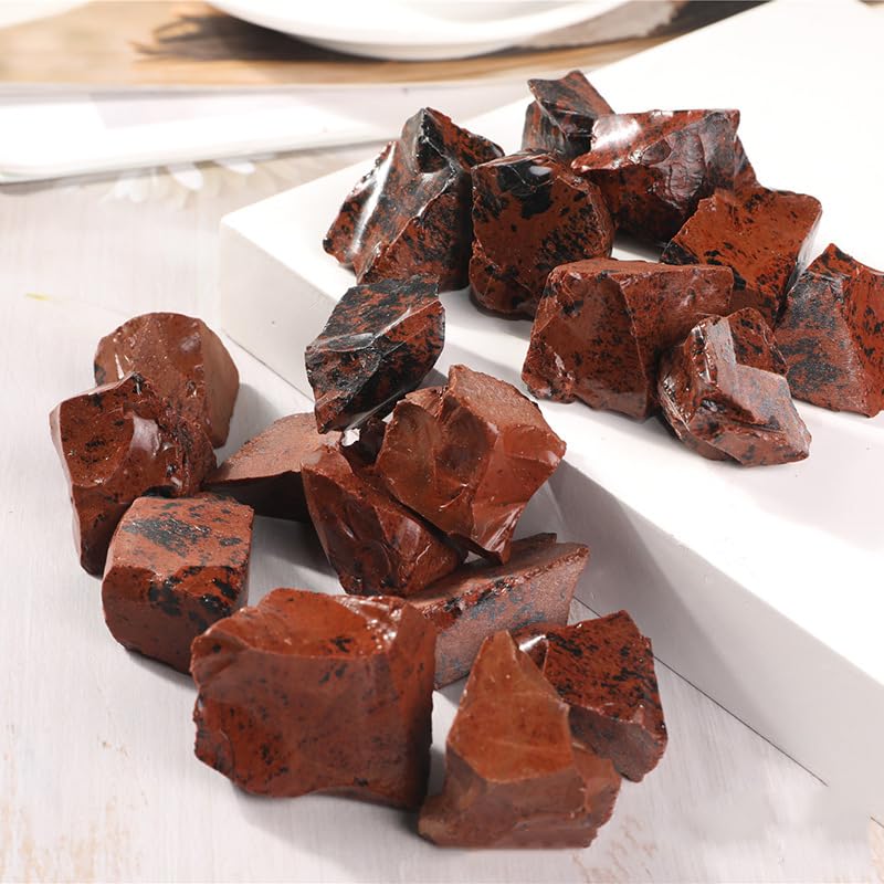 Jaspe rojo en bruto 100g para pulir y hacer manualidades 5