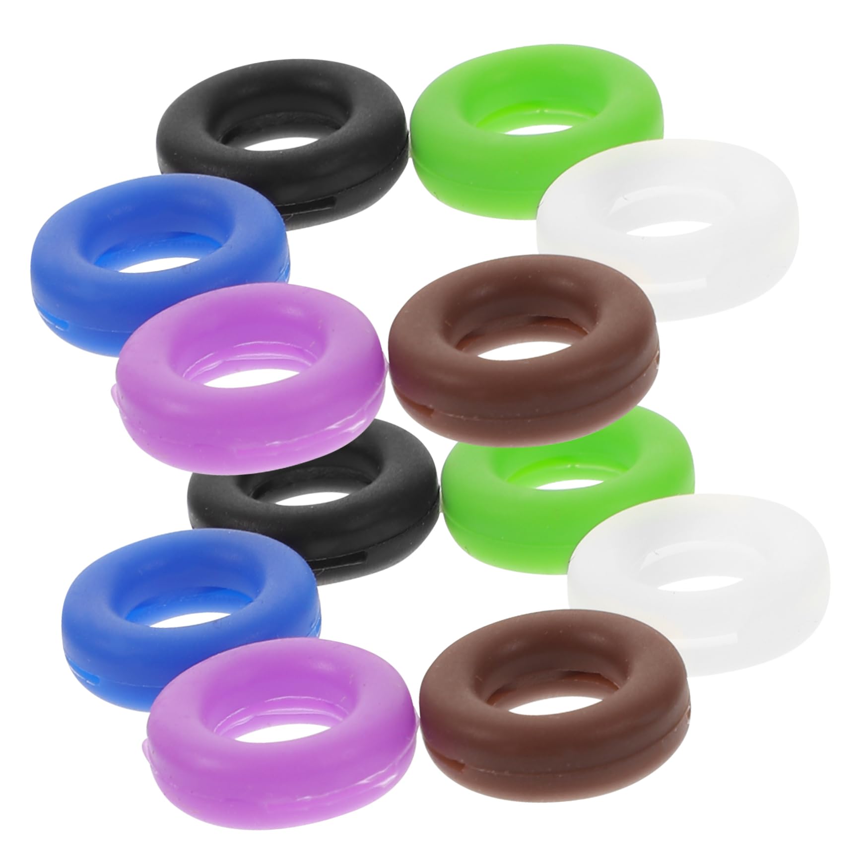 GOOHOCHY 12 Sets Temple Tips Eyeglass Grips Round Eyeglasses Sleeve Retainer Glasses Accessories Anti Slip Eyeglass Anti- Round Glasses Frames Eyeglasses Ear Grips Round Retainers