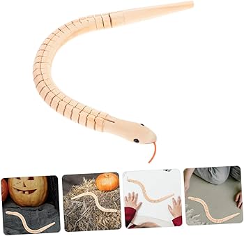 東雲APARTHE】木でできた蛇のおもちゃ（グリコ） 東雲APARTHE】木でできた