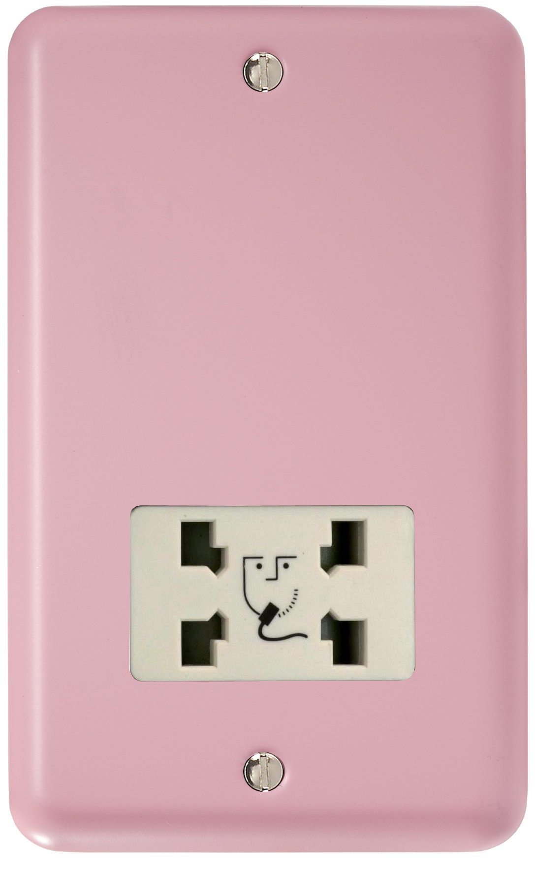 Varilight Dual Voltage Shaver Socket 230V/115V Rose Pink