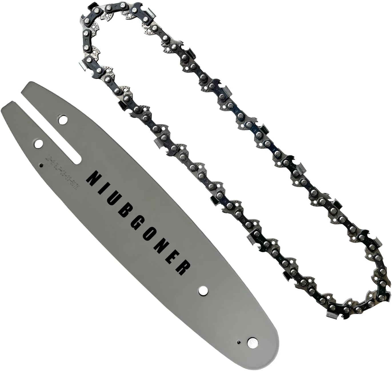 8 inch saw guide bar and chain Combo,pole saw tool models replacement for RYOBI P4360,P4361, P5453,RY43161,for Green Works 20192 20302, 20352,for REMINGTON,for DEWALT(Bar& 2 Chains)