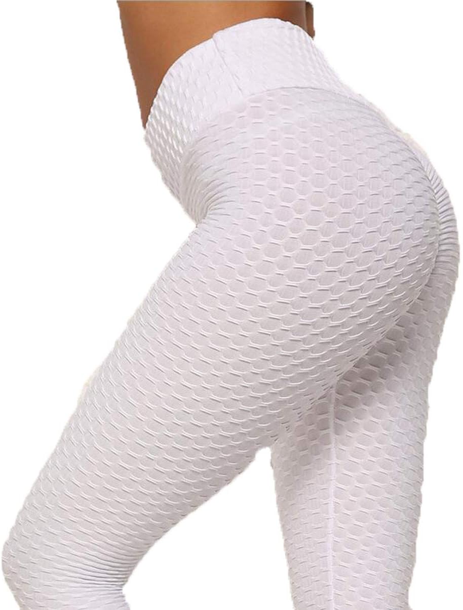Liseaforu Butt Lifting Stretchy Sexy Leggings for Women High Waisted Yoga Pants Workout Tummy Control Sport Tights