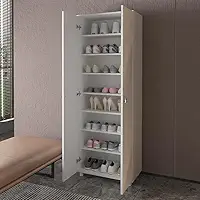 Sapateira Vertical 57cm com 2 Portas e 7 Prateleiras Multimóveis Cr35394 Branca