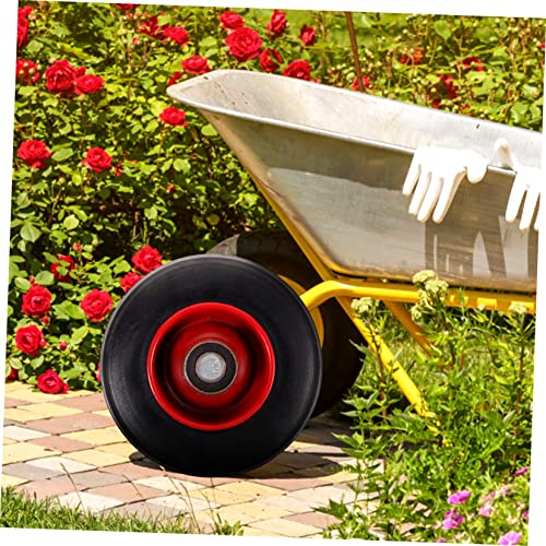 Roue solide sans crevaison de type pneu silencieux de jardin increvable